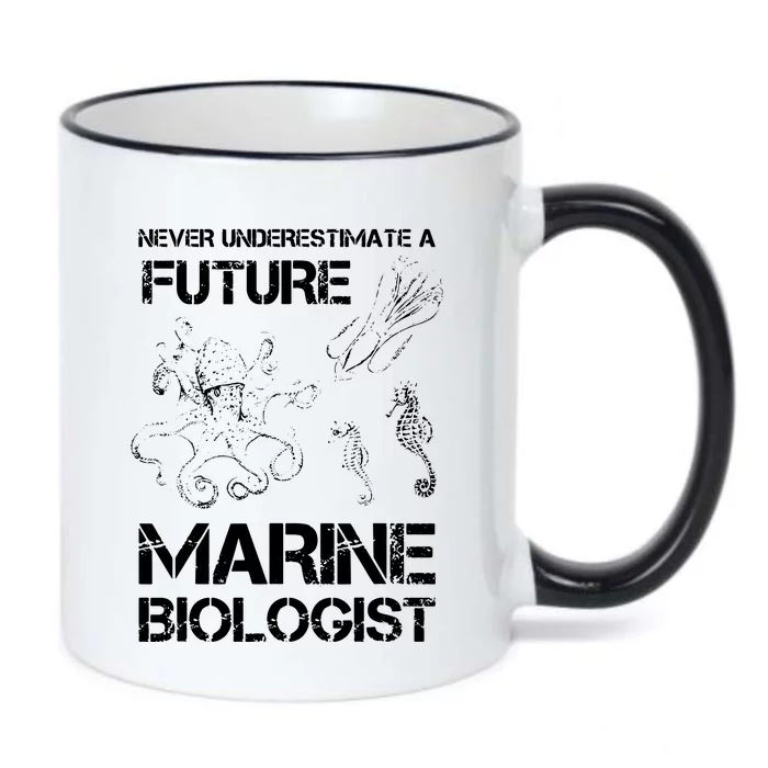 Future Marine Biologist Black Color Changing Mug