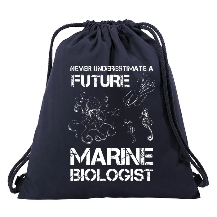 Future Marine Biologist Drawstring Bag