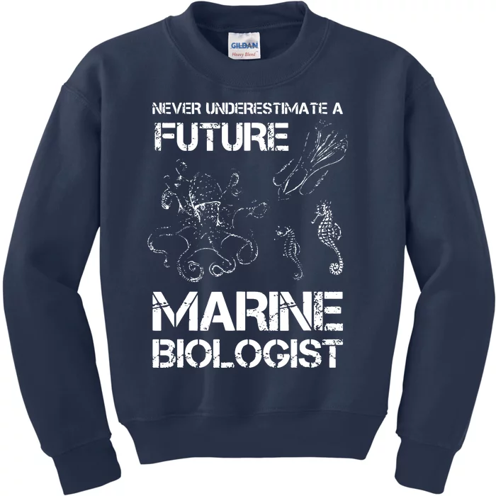 Future Marine Biologist Kids Sweatshirt