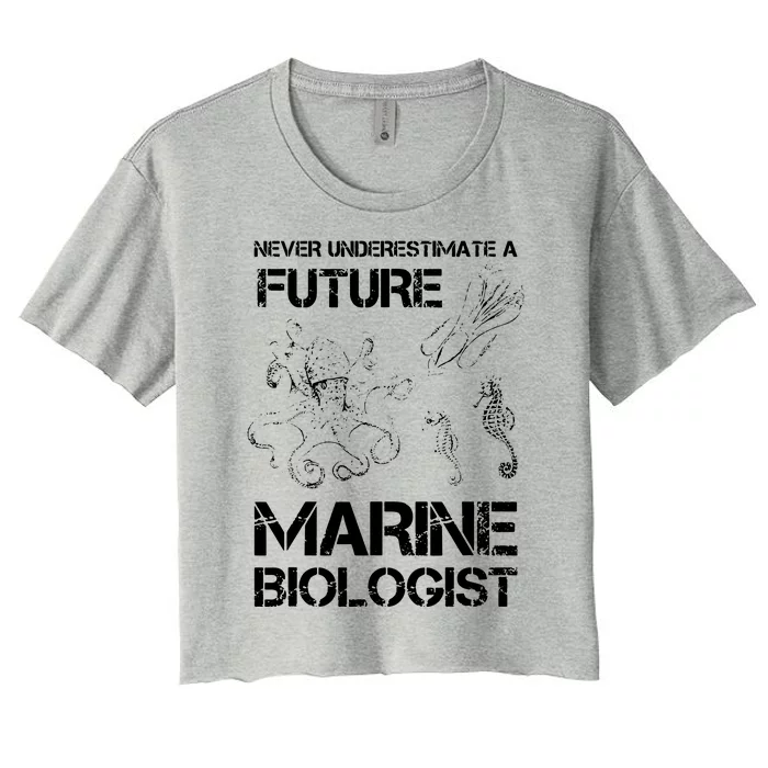 Future Marine Biologist Women's Crop Top Tee