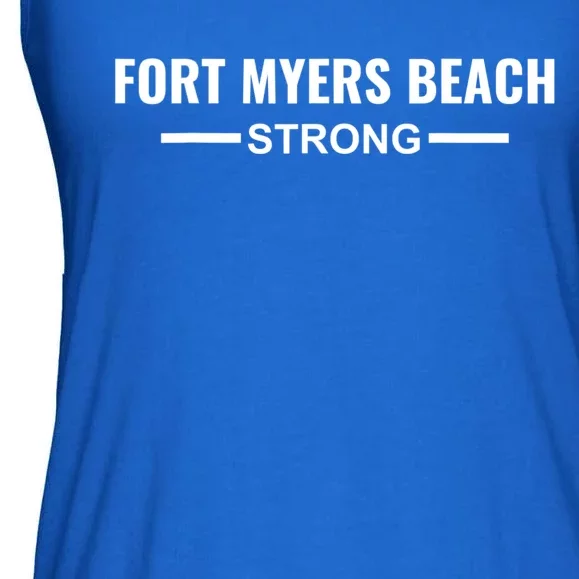 Fort Myers Beach Strong Community Strength Prayer Support Ladies Essential Flowy Tank