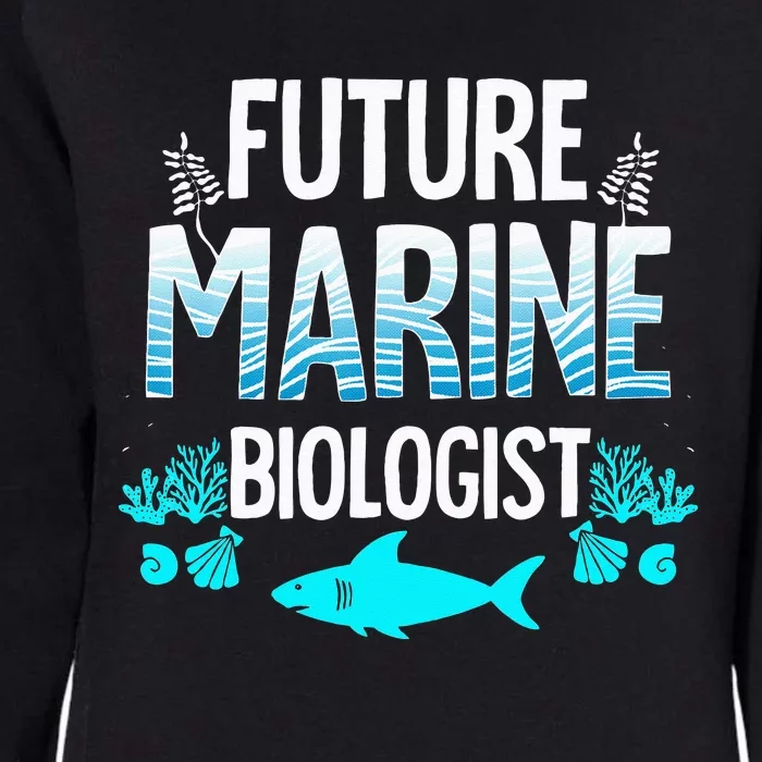 Future Marine Biologist Gift For Funny Biology Womens California Wash Sweatshirt