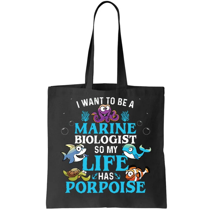 Future Marine Biology Gift Teens Cool Science Biologist Tote Bag