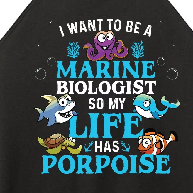 Future Marine Biology Gift Teens Cool Science Biologist Women’s Perfect Tri Rocker Tank