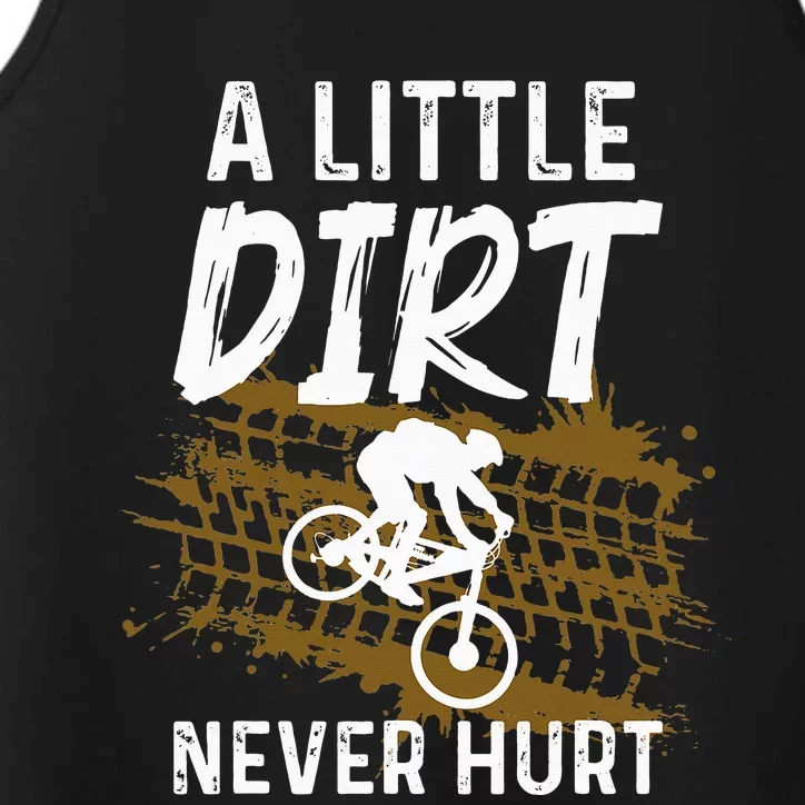 Funny Mountain Bike Gift For Mountain Biker MTB Performance Tank