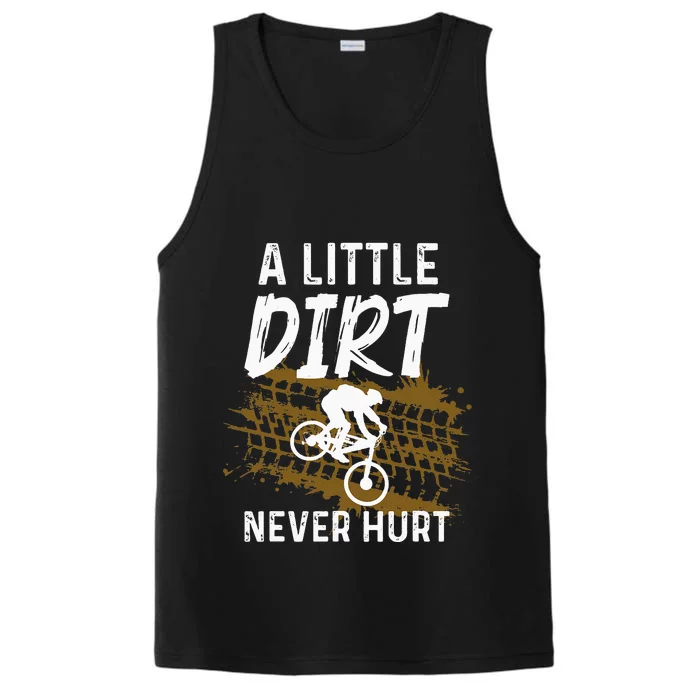 Funny Mountain Bike Gift For Mountain Biker MTB Performance Tank