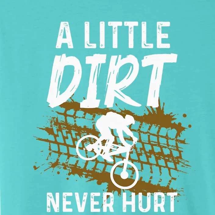 Funny Mountain Bike Gift For Mountain Biker MTB ChromaSoft Performance T-Shirt