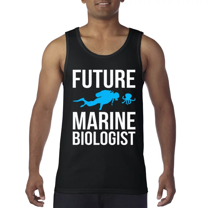 Future Marine Biologist Gift For Students Sea Life Tank Top