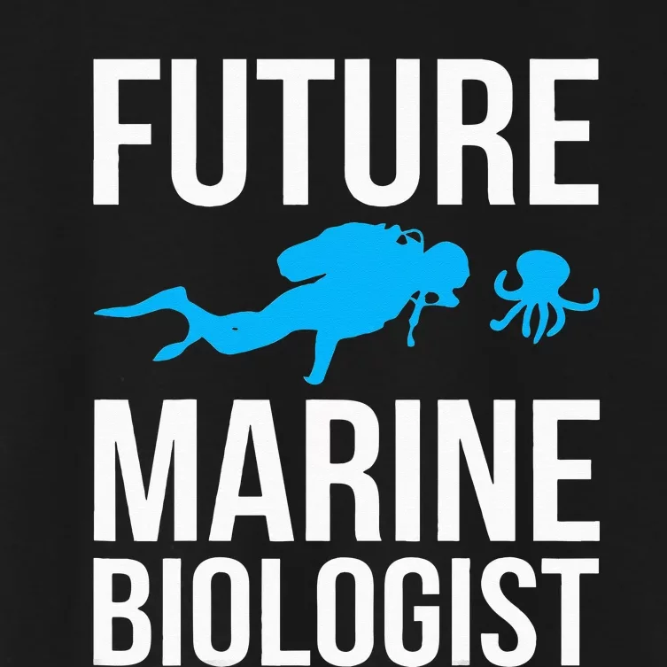 Future Marine Biologist Gift For Students Sea Life Women's Crop Top Tee