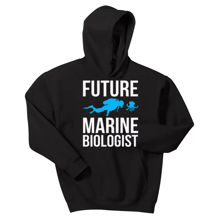 Future Marine Biologist Gift For Students Sea Life Kids Hoodie