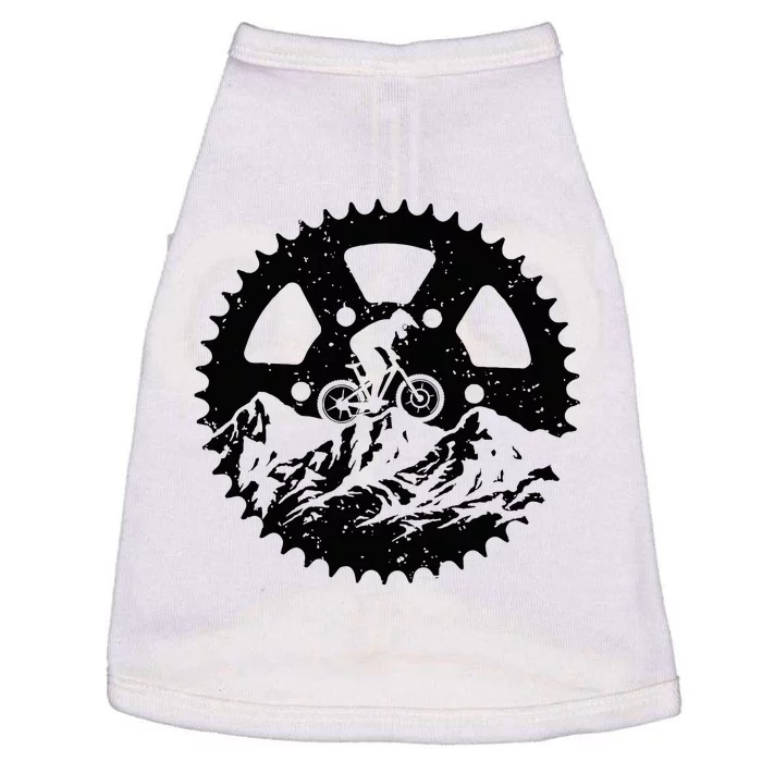 Funny Mountain Biking Art Mtb Mountain Biker Doggie Tank