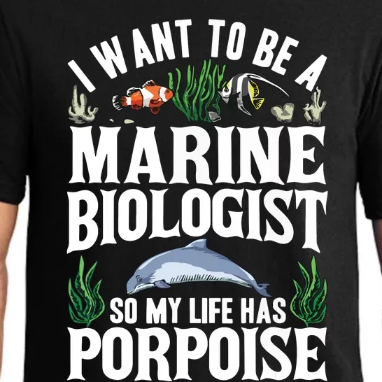 Future Marine Biology Gift Teens Cool Science Biologist Pajama Set