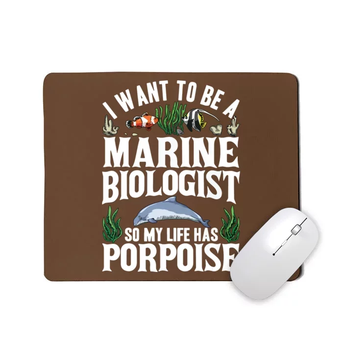 Future Marine Biology Gift Teens Cool Science Biologist Mousepad