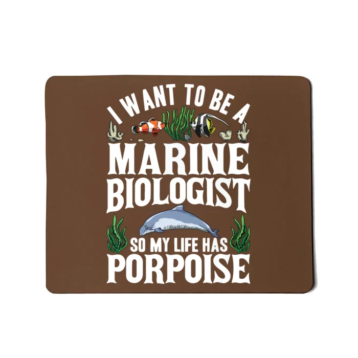 Future Marine Biology Gift Teens Cool Science Biologist Mousepad