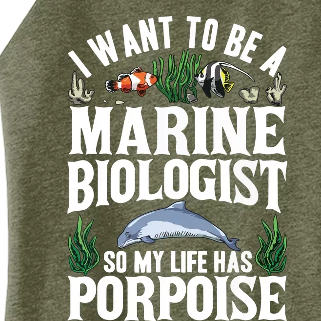 Future Marine Biology Gift Teens Cool Science Biologist Women’s Perfect Tri Rocker Tank