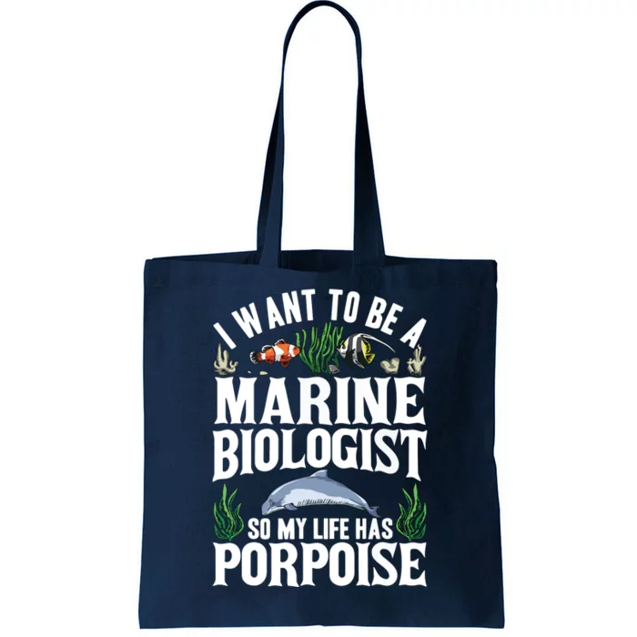 Future Marine Biology Gift Teens Cool Science Biologist Tote Bag