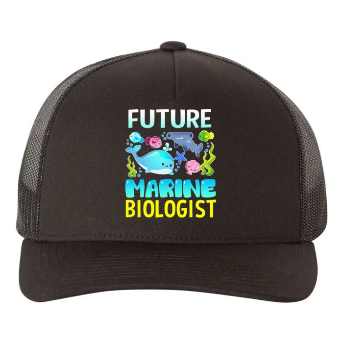 Future Marine Biologist Gifts Student Yupoong Adult 5-Panel Trucker Hat