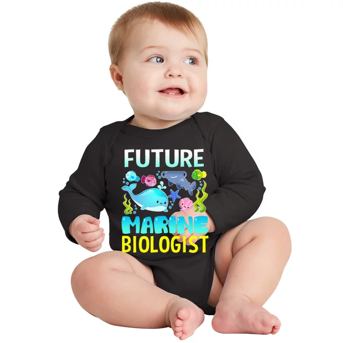 Future Marine Biologist Gifts Student Baby Long Sleeve Bodysuit