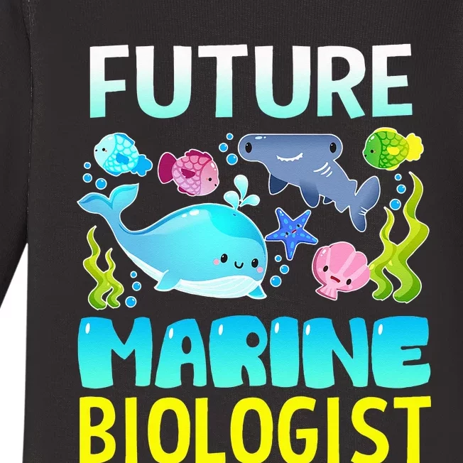 Future Marine Biologist Gifts Student Baby Long Sleeve Bodysuit