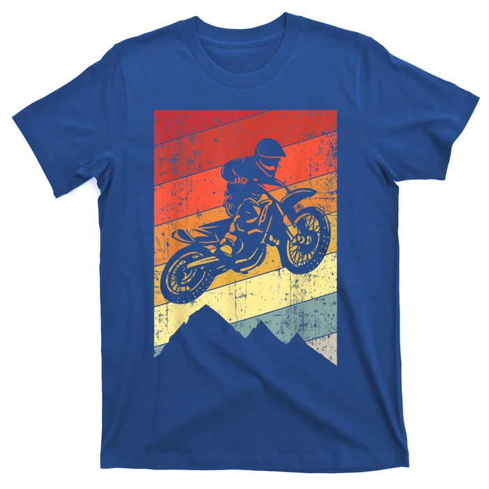 Funny Motocross Bike Vintage Dirtbike Gift Racing Retro Dirt Bike Gift T-Shirt