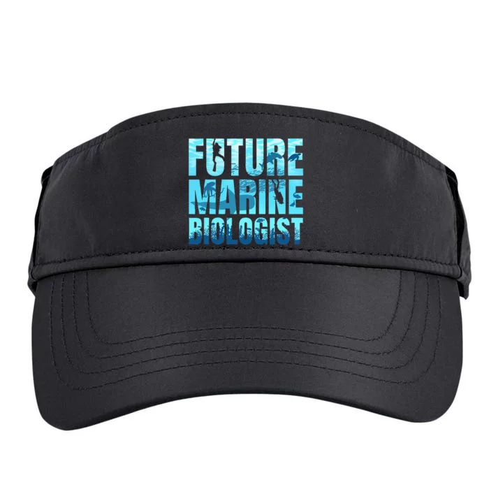 Future Marine Biologist Ocean Biology Marine Life Gift Adult Drive Performance Visor