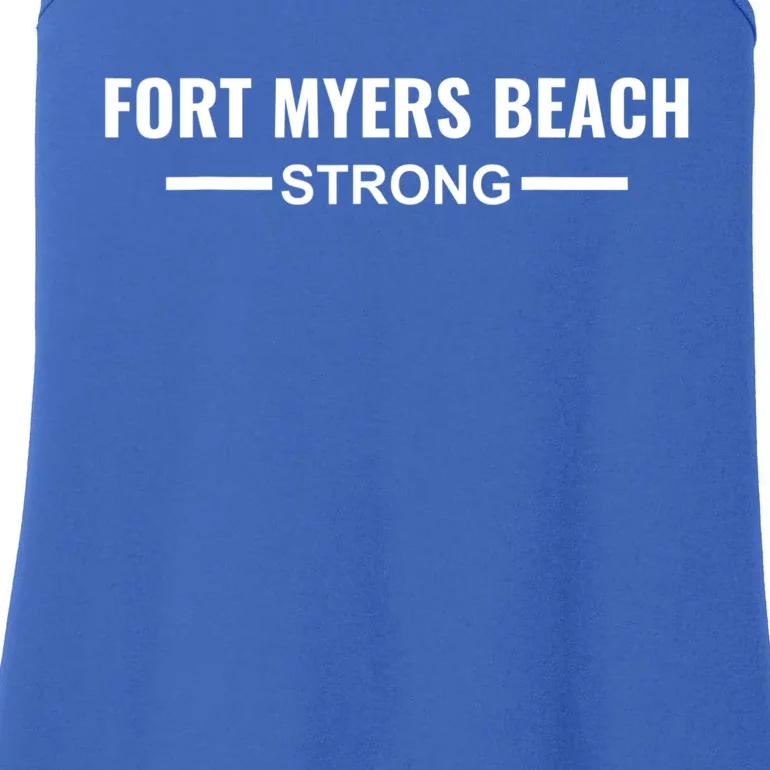 Fort Myers Beach Strong Community Strength Prayer Support Ladies Essential Tank