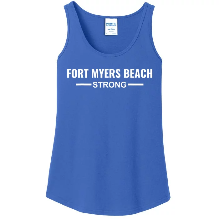 Fort Myers Beach Strong Community Strength Prayer Support Ladies Essential Tank