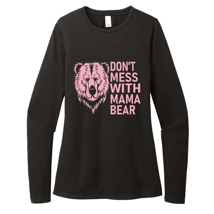 Funny Mama Bear Don't Mess With Mama Bear Mothers Day Womens CVC Long Sleeve Shirt