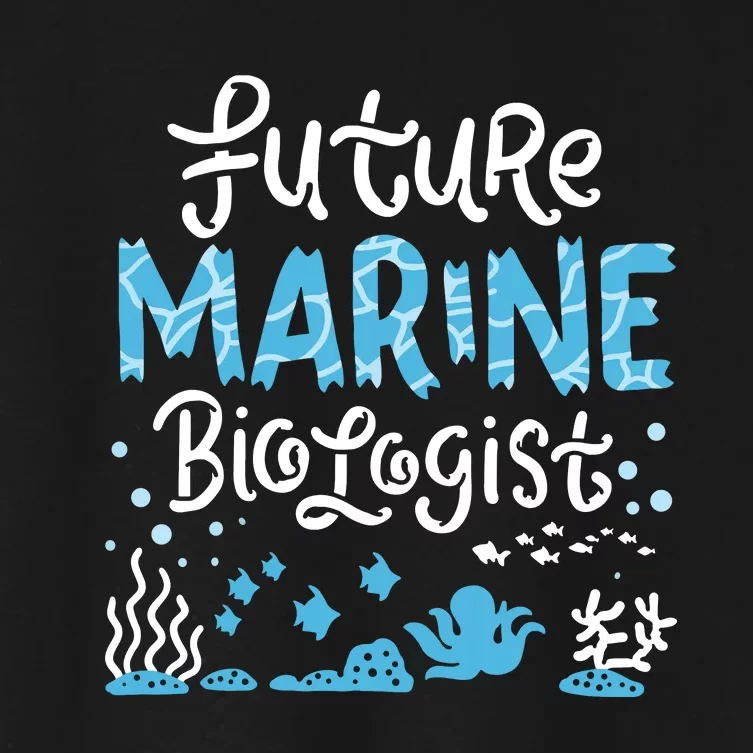 Future Marine Biologist Women's Crop Top Tee