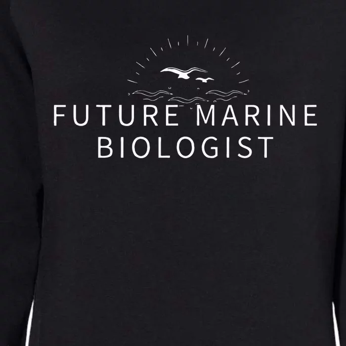 Future Marine Biologist Student Funny Biology Gift Womens California Wash Sweatshirt