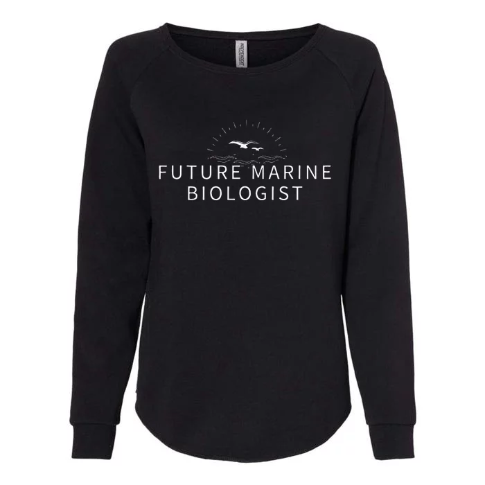 Future Marine Biologist Student Funny Biology Gift Womens California Wash Sweatshirt