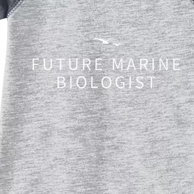 Future Marine Biologist Student Funny Biology Gift Infant Baby Jersey Bodysuit