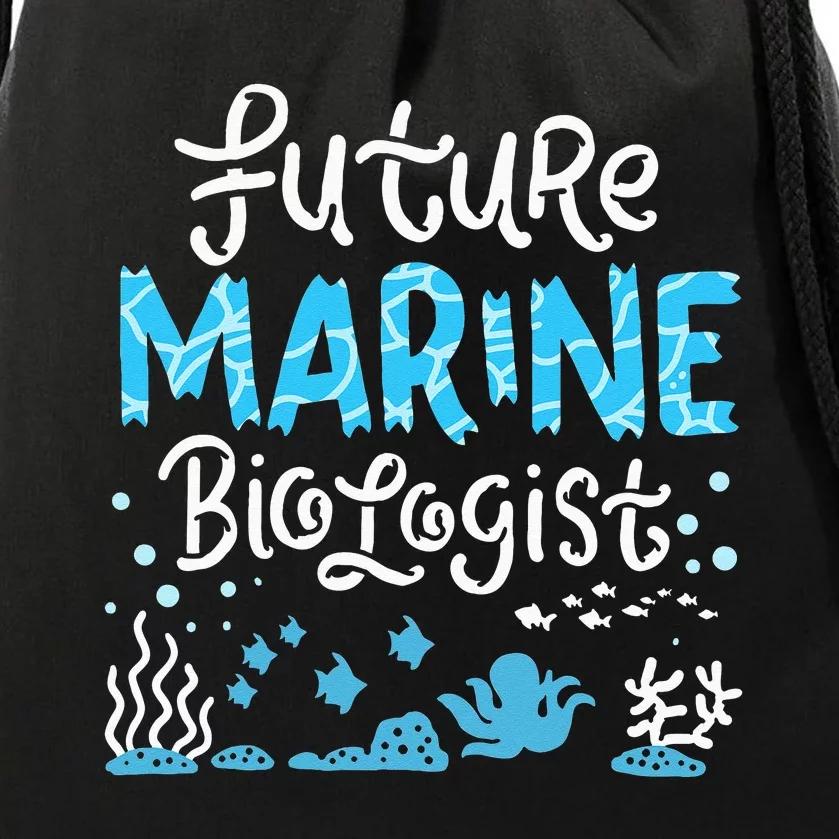 Future Marine Biologist Student Drawstring Bag