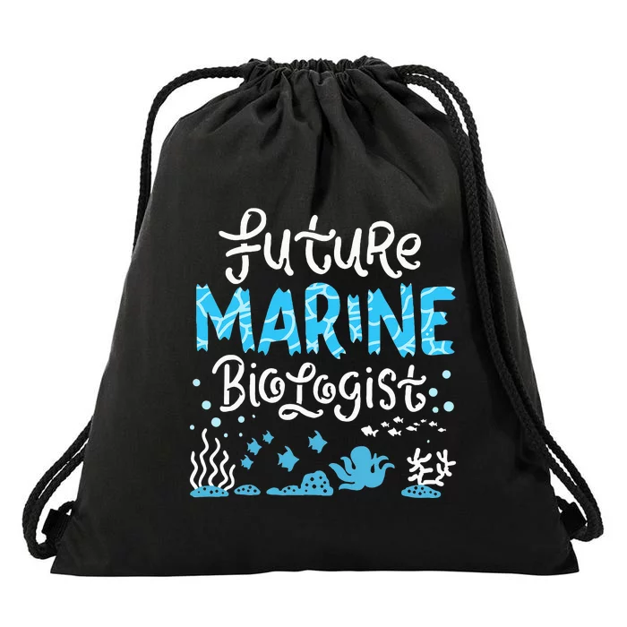 Future Marine Biologist Student Drawstring Bag