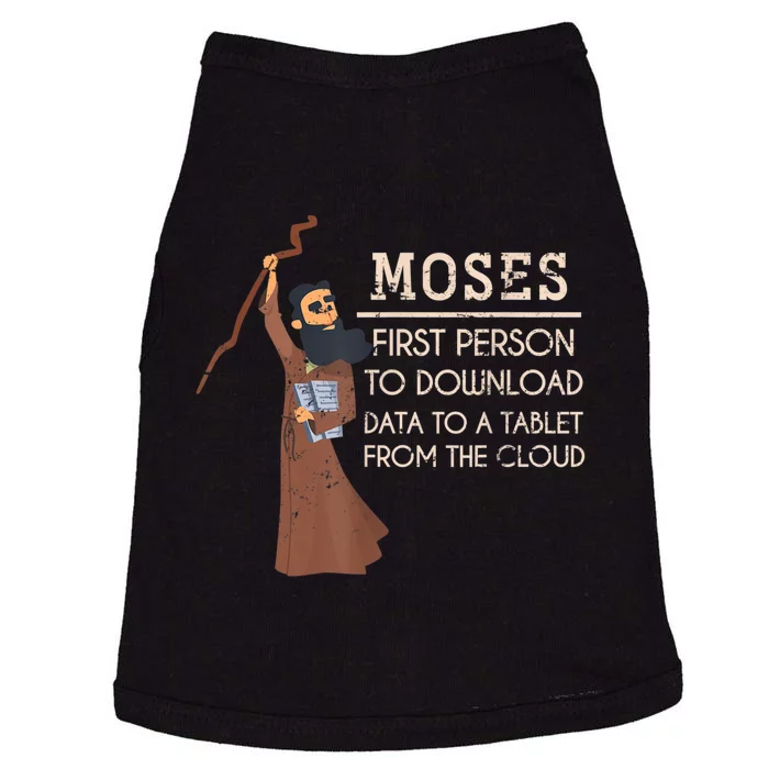 Faith Moses Bible Verse Funny Christian Prayer Doggie Tank