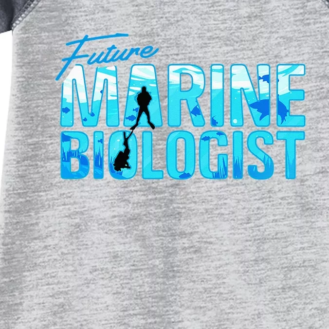 Future Marine Biologist Ocean Student Biology Gift Infant Baby Jersey Bodysuit