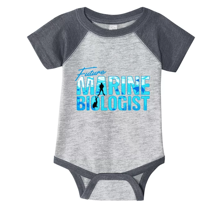 Future Marine Biologist Ocean Student Biology Gift Infant Baby Jersey Bodysuit