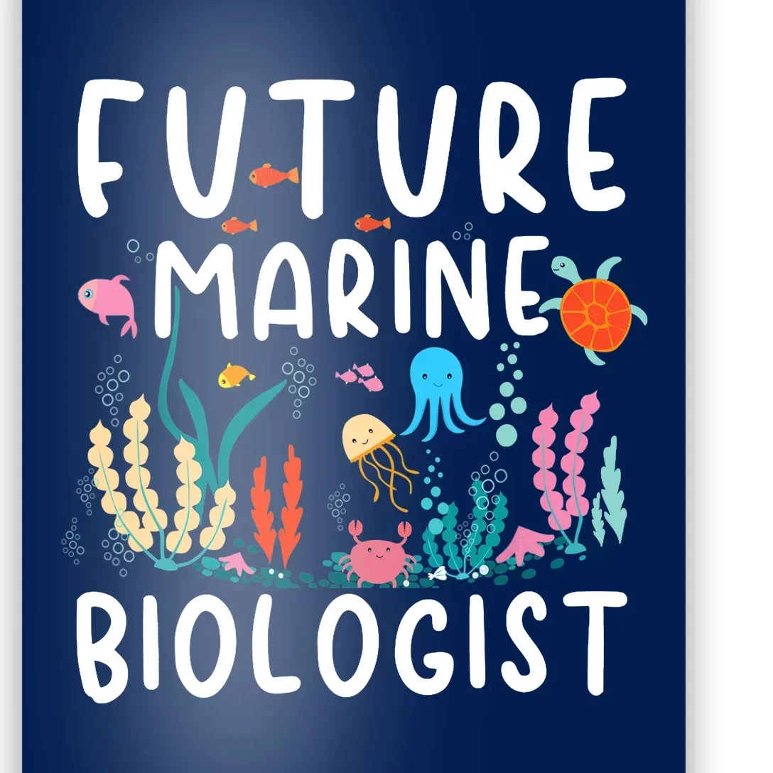 Future Marine Biologist Cute Costume Child Adult Poster