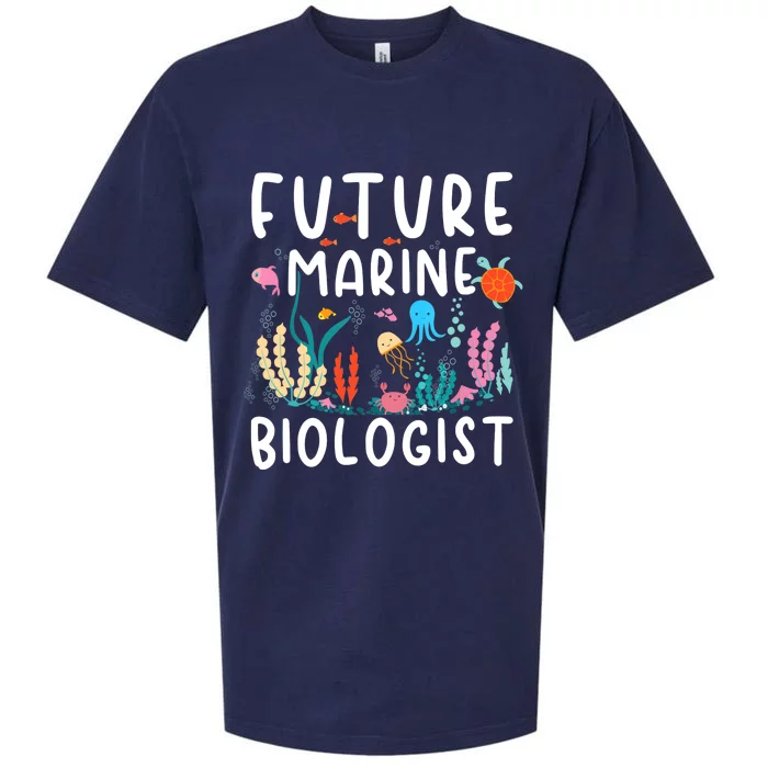 Future Marine Biologist Cute Costume Child Adult Sueded Cloud Jersey T-Shirt