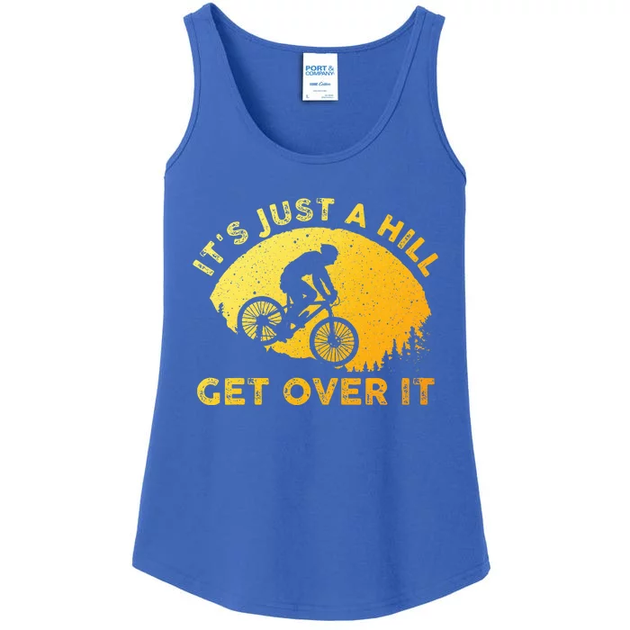 Funny Mountain Biking Art For Trail Mountain Bike Ladies Essential Tank