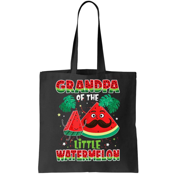 Funny Matching Birthday Grandpa Watermelon Tote Bag