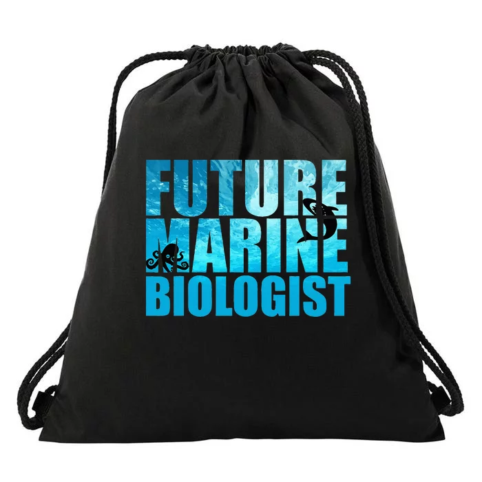 Future Marine BiologistOcean Study Gift Drawstring Bag