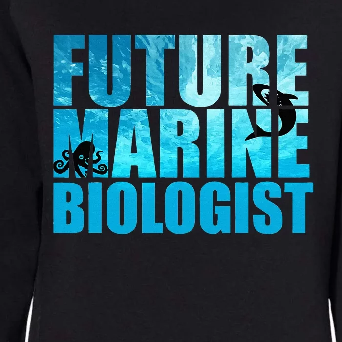 Future Marine BiologistOcean Study Gift Womens California Wash Sweatshirt