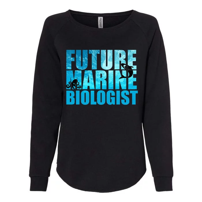 Future Marine BiologistOcean Study Gift Womens California Wash Sweatshirt