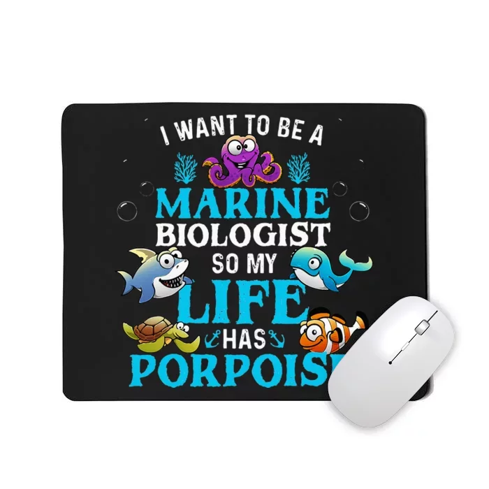 Future Marine Biology Gift Cool Science Biologist Mousepad