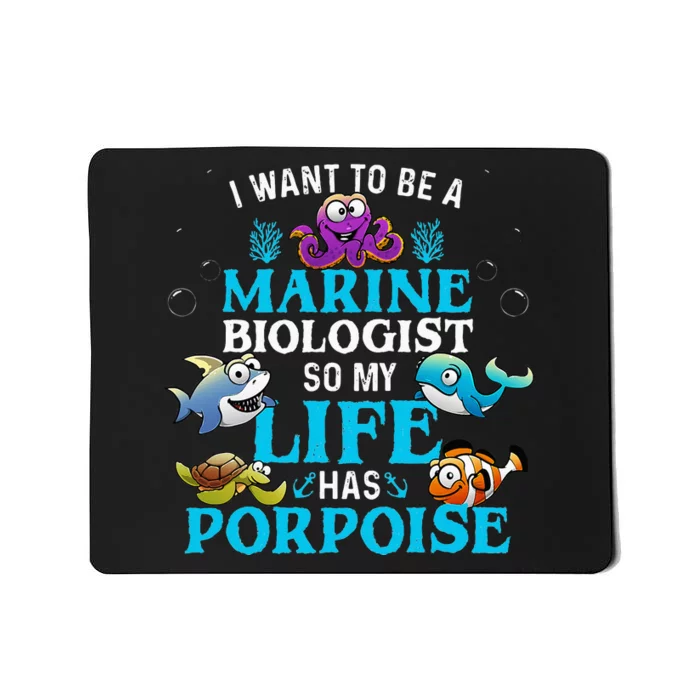 Future Marine Biology Gift Cool Science Biologist Mousepad