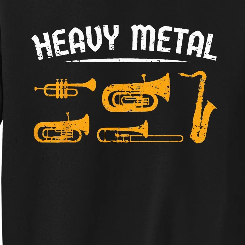 Funny Marching Band Brass Player Trumpet Trombone Bass Tuba Sweatshirt