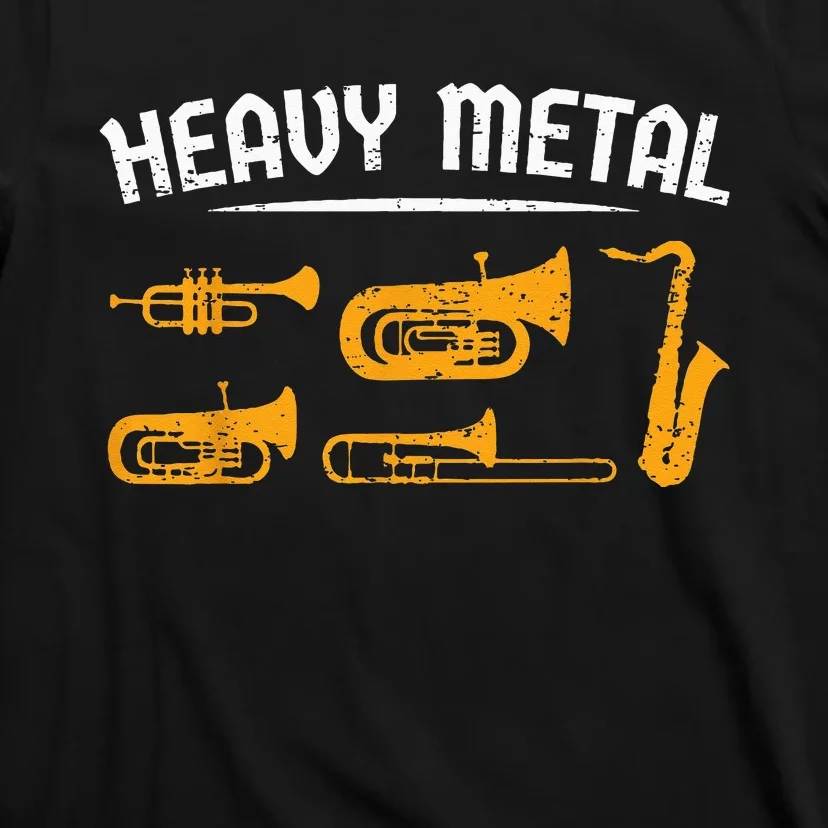 Funny Marching Band Brass Player Trumpet Trombone Bass Tuba T-Shirt