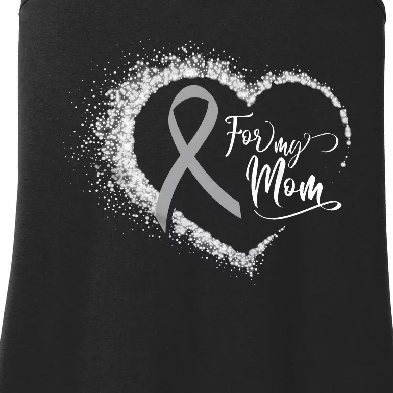 For My Brain Cancer Mom Ladies Essential Tank