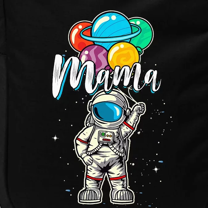 funny Mama Birthday Funny Astronaut in Space Impact Tech Backpack